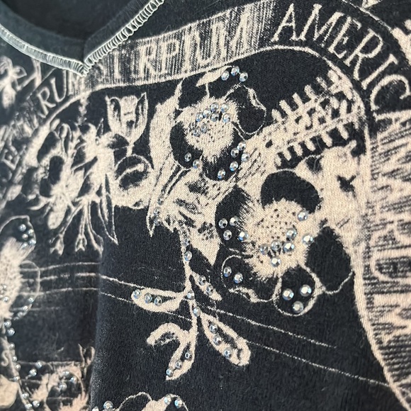 Vanilla Sugar | Y2K Rhinestone Tee Shirt - Picture 6 of 12